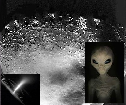 Moon LUNAR WAVE & UFOs Landing on Moon Alien TV